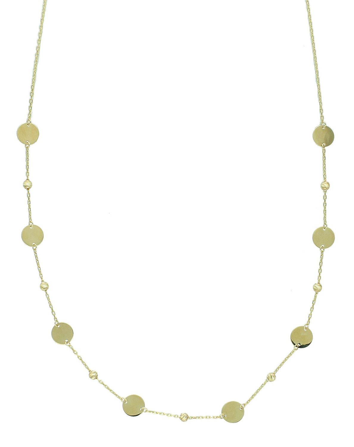 Złoty naszyjnik damski. Złoty naszyjnik z blaszkami. Naszyjnik damski złoty próby 375. Naszyjnik damski celebrytka z modnym wzorem. Naszyjnik na prezent (2).jpg